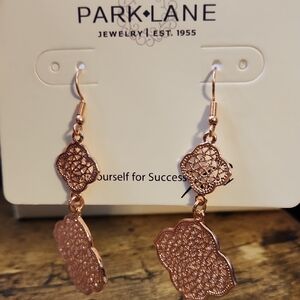 Park Lane Rose Gold Dangle Earrings